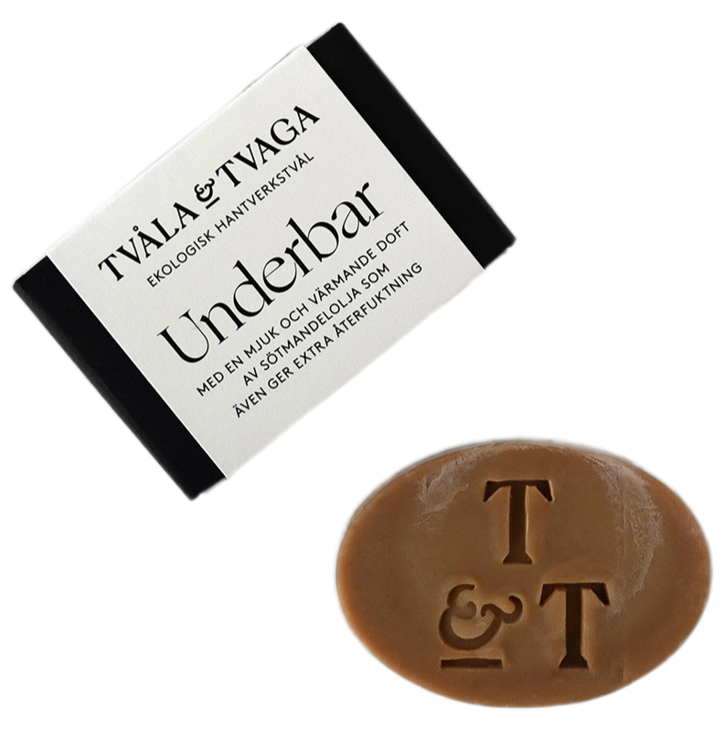 UNDERBAR fast handgjord tvål med sötmandel