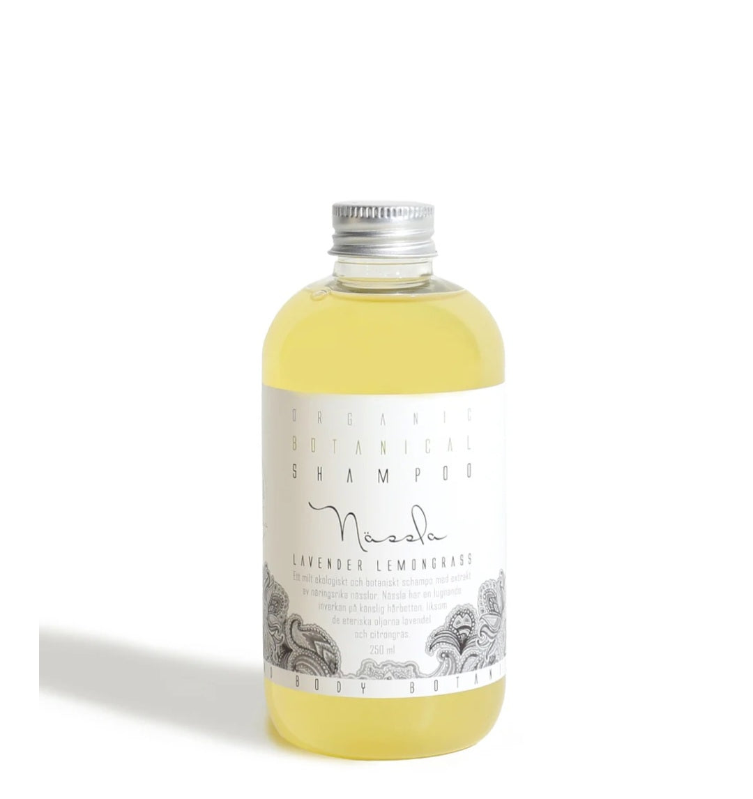 Ekologiskt schampo Nässla Lavendel Citrongräs