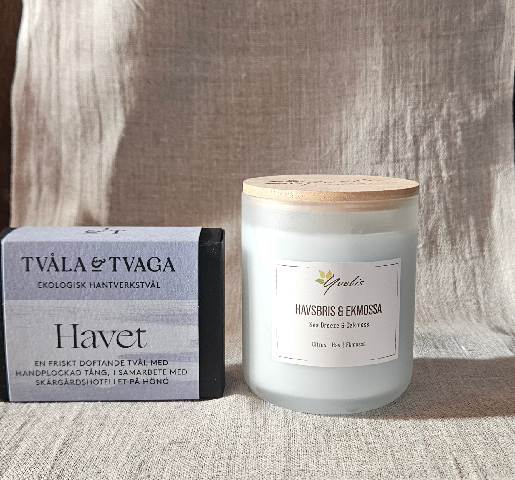 Doftljus Havet och ekmossa Tvål Havet