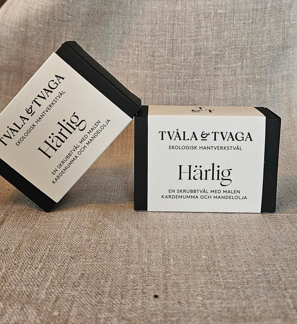 HÄRLIG kardemummatvål med skrubbeffekt - Vindpust Butik