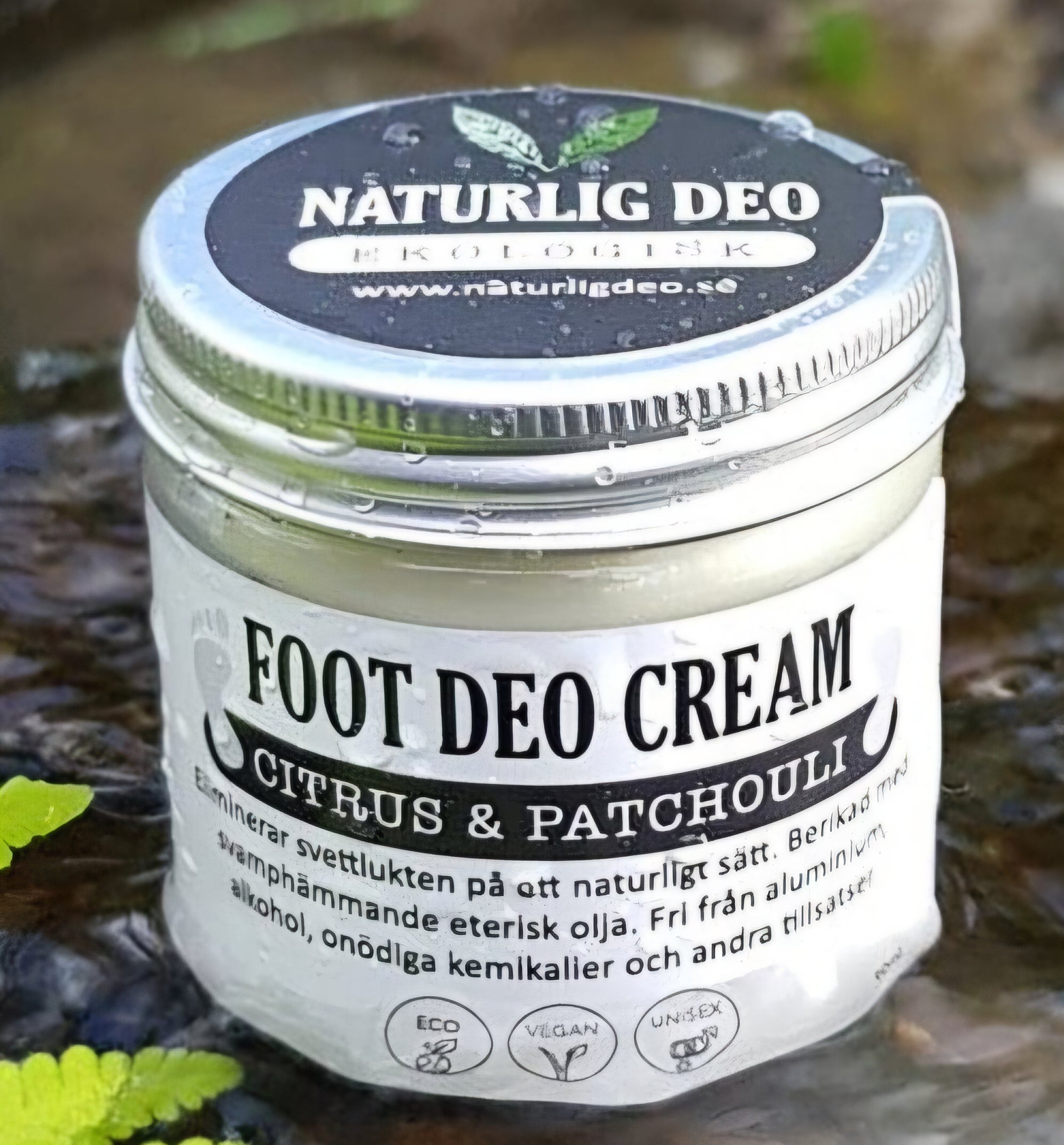 Naturlig Deo Fot Deo Citrus & Patchouli