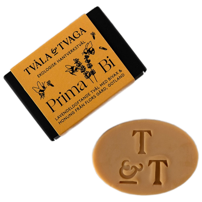 PRIMA BI bivaxtvål med doft av lavendel