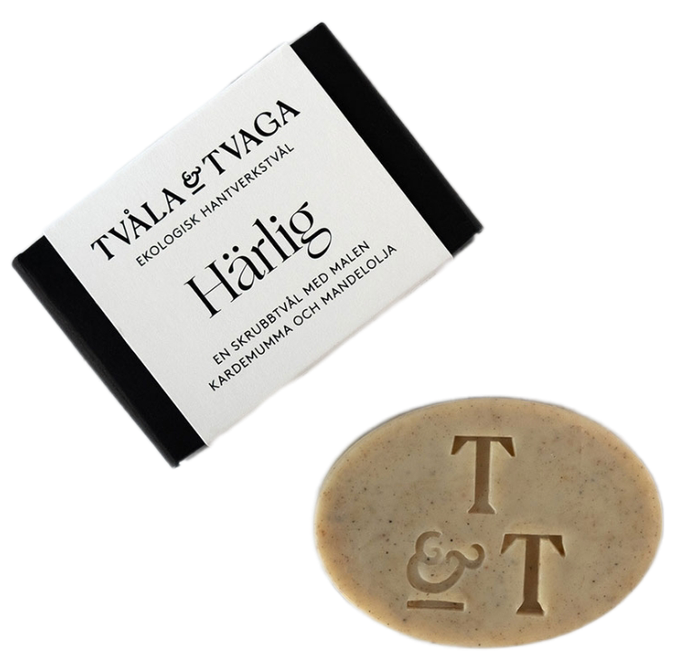 HÄRLIG kardemummatvål med skrubbeffekt